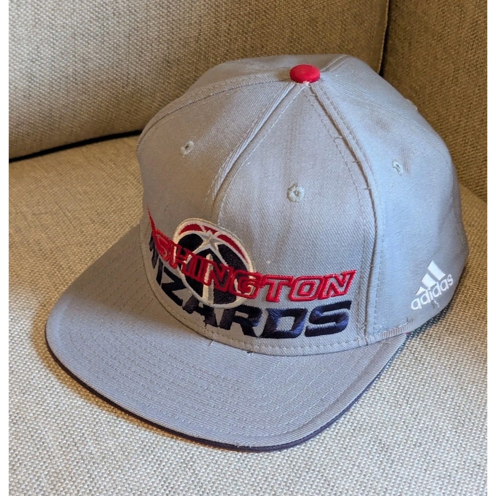 Y2K NBA Washington Wizards Adidas Design Spell Out Snapback Cap Hat
